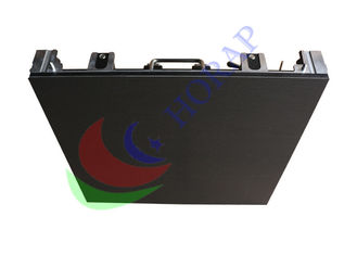 Cabinet en aluminium moulé sous pression d'intérieur noir d'affichage à LED De location de 3mm SMD 576 x 576mm P3