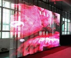 SMD imperméabilisent le mur visuel transparent 1R1G1B de P10 LED avec le Cabinet en aluminium