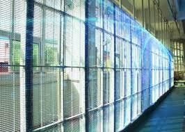 Affichage à LED Transparent commercial géant en verre de Digital P20 avec l'économie d'énergie