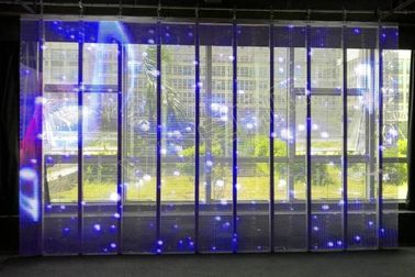 Luminosité transparent extérieur d'affichage à LED de P16 Intense module de 256mm x de 256mm